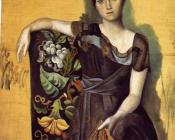 欧嘉在扶手椅里的肖像 - 巴勃罗·毕加索